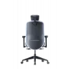 Up Up Athene ergonomic office chair Black, Grey + Blue fabric