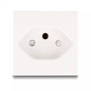 Grounded Power Socket DELOCK Easy 45 T13 Switzerland 45×45 mm, 250 V / 10 A, white