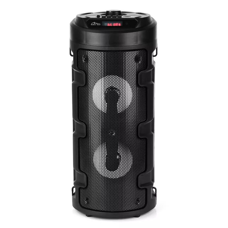Media-tech Partybox Keg Bt - Compact Bluetooth Stereo Speaker with Fm Radio, Mp3 Player Mt3165