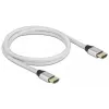 HDMI Cable DeLOCK Ultra High Speed 48 Gbps 8K 60 Hz Silver 1 m