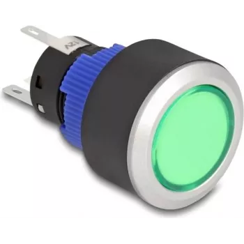 Push Button DELOCK 22048 22 mm, panel mount, 5 solder terminals