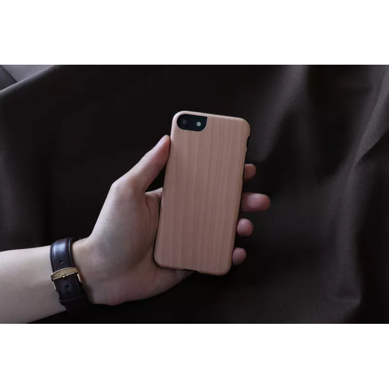Phone case for iPhone 7/8 — man and wood ampero, black