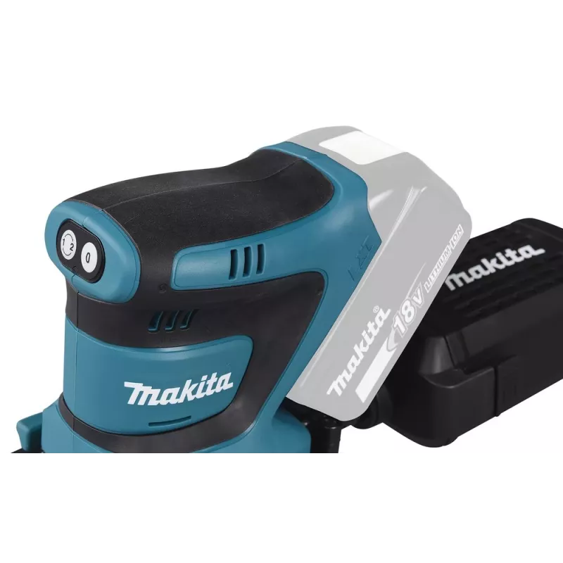 Makita DBO480Z portable sander Random orbital sander 14000 OPM Black, Blue 210 W