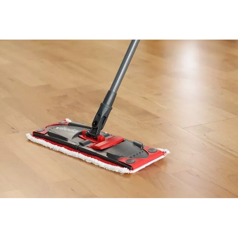 VILEDA mop Ultramax XL Box — washable microfiber 360° rotating head, foldable, for hard floors