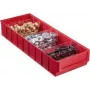 Storage box allit 456571 — plastic organizer 185×500×81 mm, red
