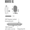 Minto XL 41117, camping mat black