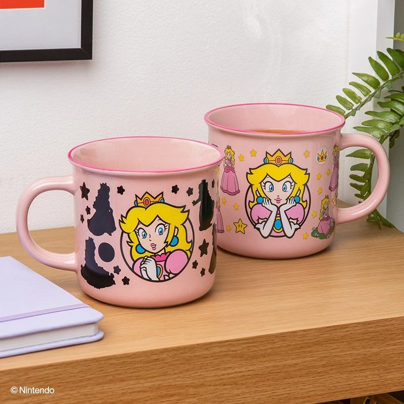 Ceramic Heat-Change Mug Paladone Super Mario Princess Peach — 300 ml