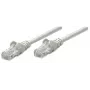 Intellinet Network Patch Cable, Cat5e, 5m, Grey, CCA, U/UTP, PVC, RJ45, Gold Plated Contacts, Snagless, Booted, Lifetime Warranty