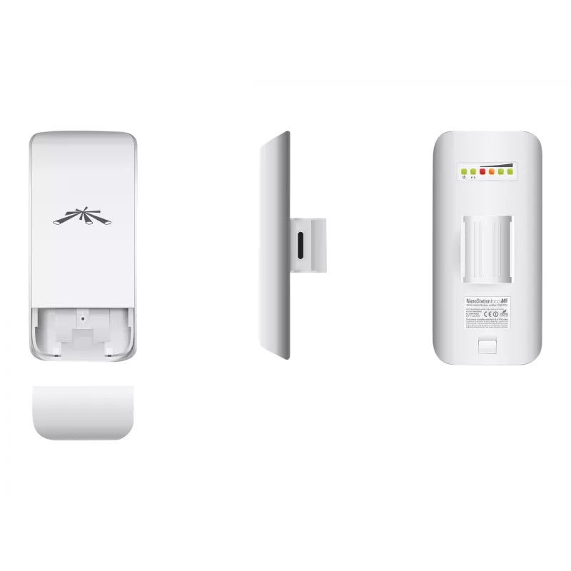 Wireless access point UBIQUITI LocoM5, 5 GHz single‑band, 150 Mbit/s, 13 dBi, PoE