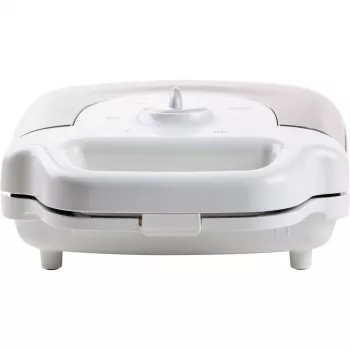 Waffle Iron Domo DO9222W 2 Waffles 900 W Black White