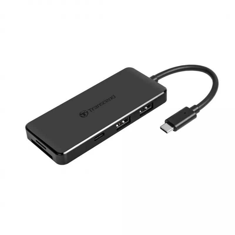 Transcend HUB5C USB 3.2 Gen 2 (3.1 Gen 2) Type-C Black