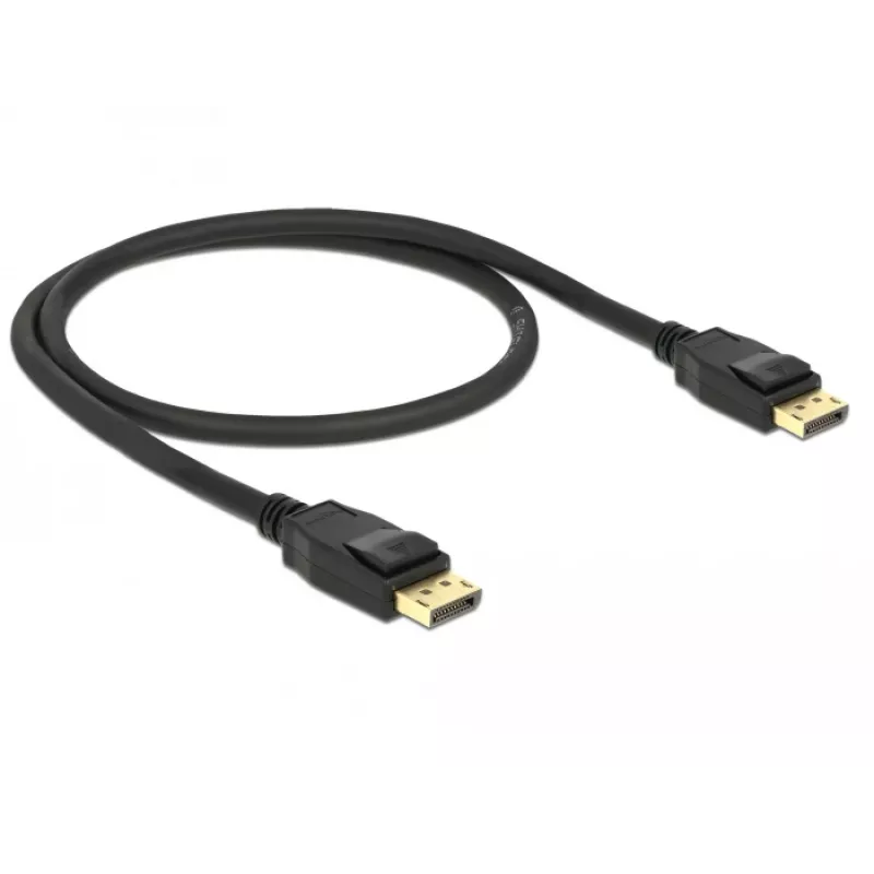 DisplayPort cable DeLOCK 85506 0.5 m Black