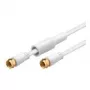Wentronic 67296 Coaxial Cable White
