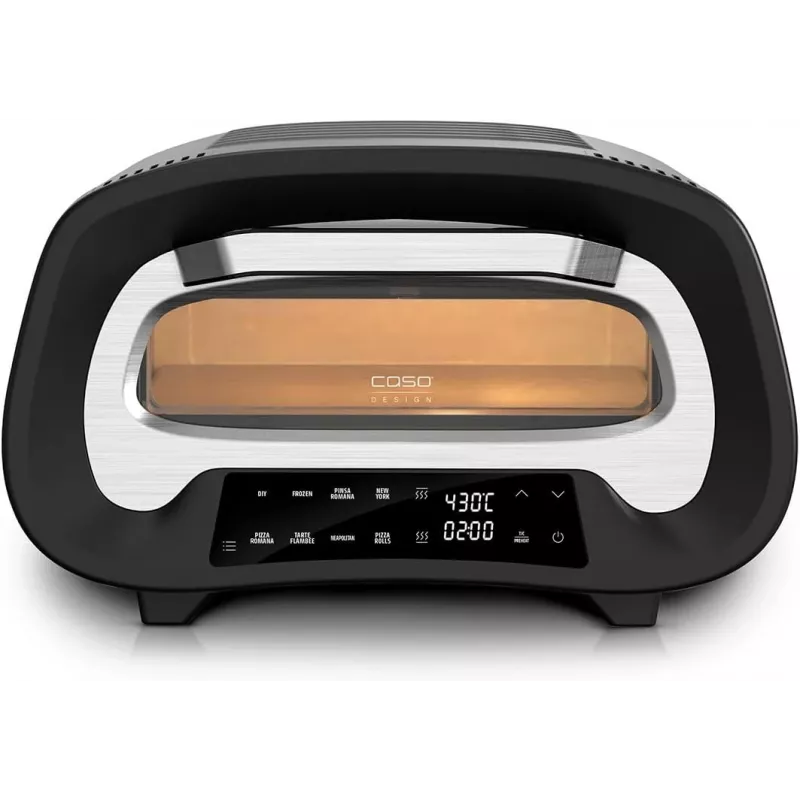 Caso Pizza Oven | PizzaChef 430° | 2200 W | Black/Silver