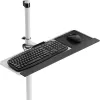 Maclean professional laptop stand cart, mobile computer workstation on wheels, max 17-32, max 20kg, MC-793