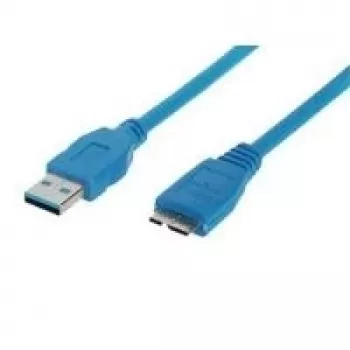 USB Cable ShiverPeaks BS77191 1m USB 3.2 Gen 1 Micro-USB B Blue