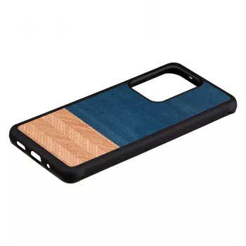 Protective smartphone case Man and Wood Galaxy S20 Ultra Denim Black