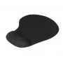 Mouse pad IB0X IMP003 with wrist rest, black, 190×230 mm