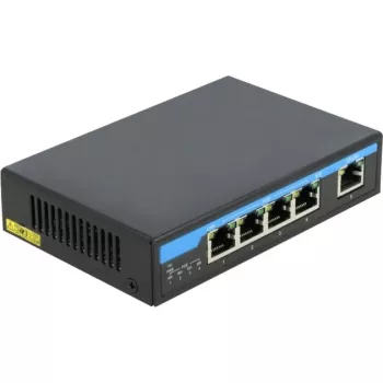 Network Switch DeLOCK 87764 Gigabit Ethernet PoE Black