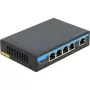 Network Switch DeLOCK 87764 Gigabit Ethernet PoE Black