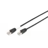 Network Cable Digitus CAT 6 S/FTP outdoor patch cord RJ-45 Cat6 10m Black