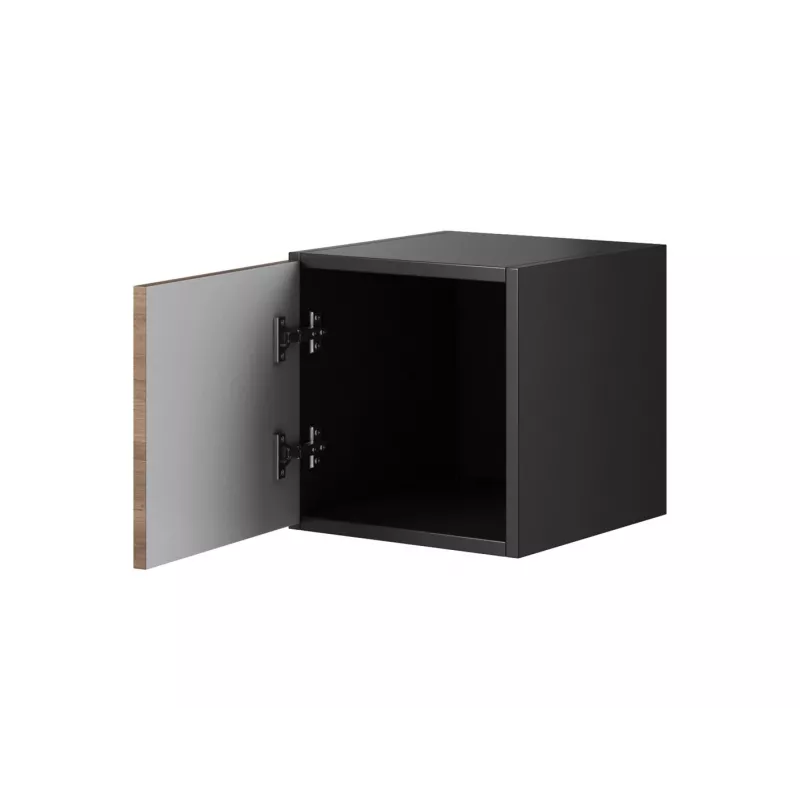 Cama full storage cabinet ROCO RO5 37/37/39 black/black/white