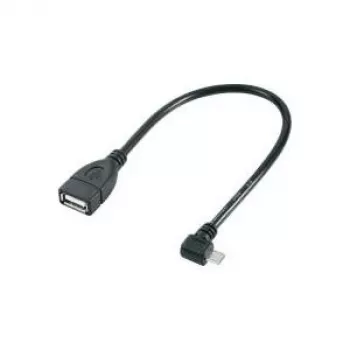 USB cable Renkforce Micro-USB Type B angled — USB 2.0 OTG, 5V 0.5A