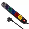 Power strip 250VAC/10A 1,5m MCE509 B