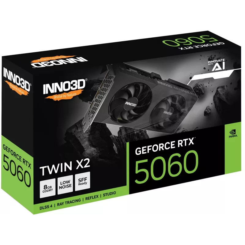 INNO3D GeForce RTX 5060 Twin X2 8GB GDDR7 Graphics Card
