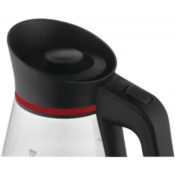 Electric kettle PRIME3 1.5 L 2200 W Red Transparent