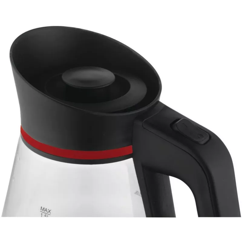 Electric kettle PRIME3 1.5 L 2200 W Red Transparent