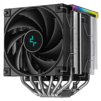 CPU Air Cooler DeepCool AK620 Digital SE, dual-tower, 6x Ø6mm heat pipes, 2x 120mm PWM fans, RGB, height 161 mm