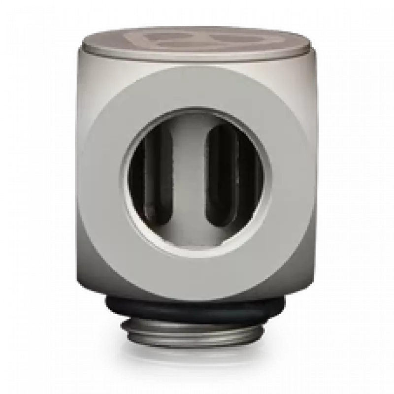 Thermal Grizzly DeltaMate Rotary 90° – water-cooling fitting, Matt Nickel, 1 pcs. (TG-DM-FIT-0203)