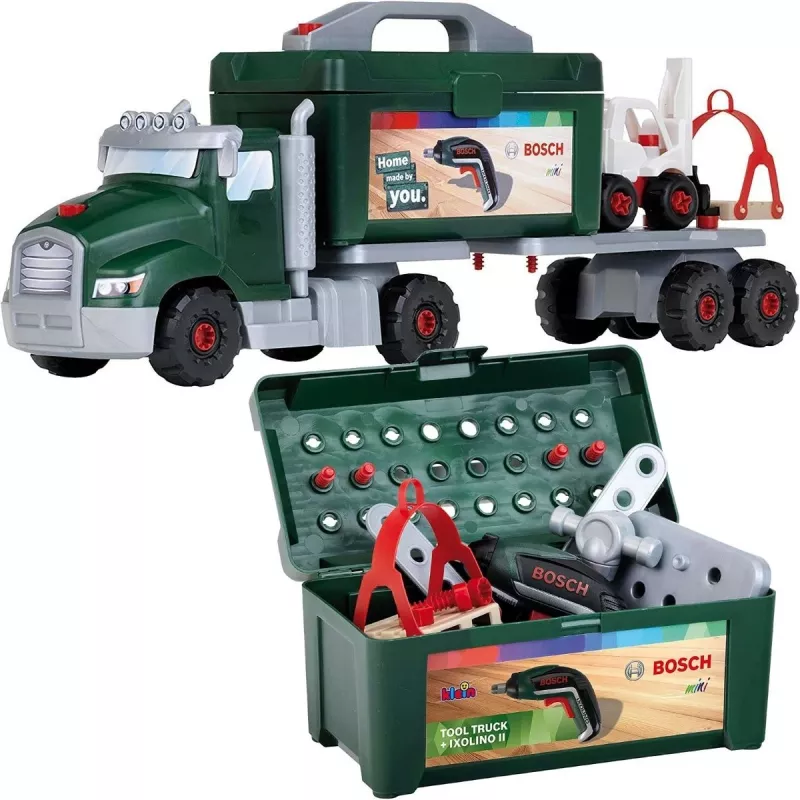 Toy turning truck KLEIN 8640 compact design durable construction, children's role-play vehicle