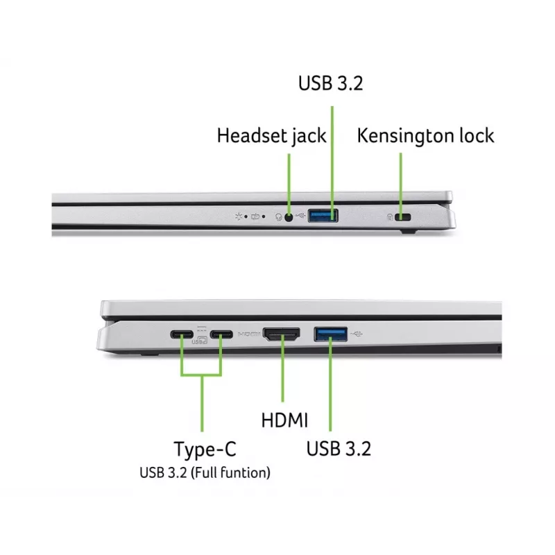 Laptop Acer Aspire 15.6 inch i7-13620H 16GB 512GB FHD W11P