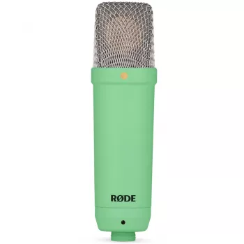 Studio condenser microphone RØDE NT1 Signature Green — cardioid, 20–20000 Hz, XLR, max SPL 142 dB