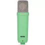Studio condenser microphone RØDE NT1 Signature Green — cardioid, 20–20000 Hz, XLR, max SPL 142 dB