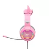 Gaming headphones HAVIT Gamenote H2233D RGB — over-ear wired, pink