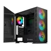 SAVIO PC Case Raptor X1 ARGB Glass/Mesh Black