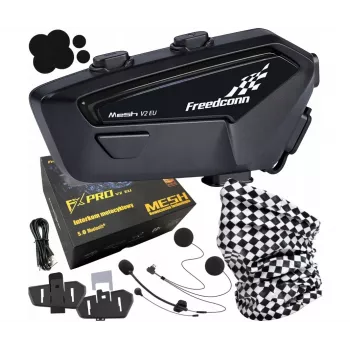 FreedConn FX Pro V2 EU MESH motorcycle intercom