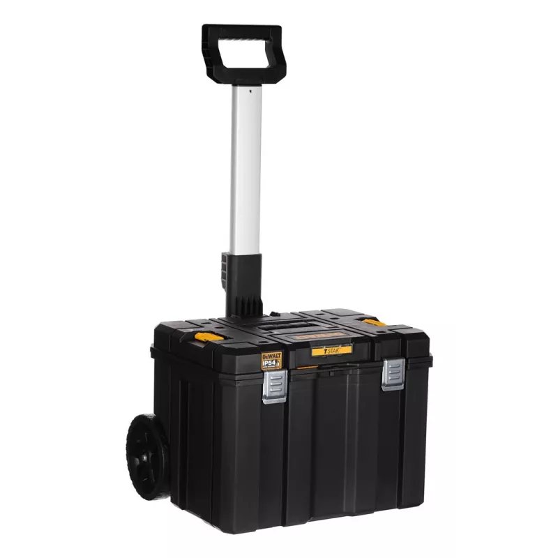 Tool box DeWalt DWST83347-1 polycarbonate, IP54, 512×435×635 mm, 50 kg capacity, wheels, telescopic handle