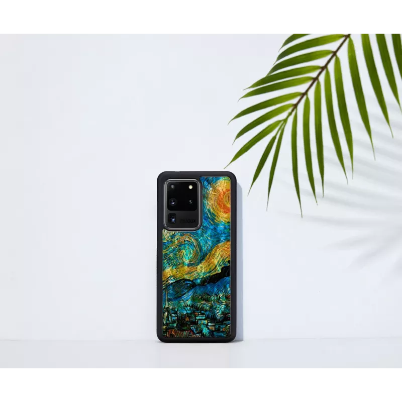 Protective smartphone case iKins for Samsung Galaxy S20 Ultra — starry night black