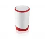 Manual food slicer Leifheit 03046 — ABS housing, non-slip feet, red/white