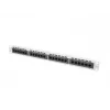 Lanberg PPU5-1024-S 24-Port Cat.5e UTP Patch Panel 1U 19 inch Grey RAL7035