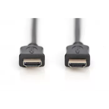Assmann HDMI High Speed connection cable. type A M/M. 5.0m. w/Ethernet. former HDMI 1.4. UL. bl. gold (AK-330114-050-S)