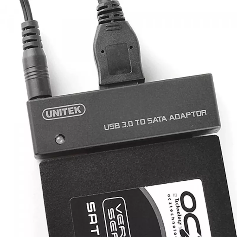 Interface card Unitek Y-1039, USB cable included, 5 Gbit/s, black, plug-and-play