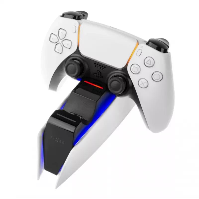Charging system FIXED FIXPS5-DCC-BW for PlayStation 5 Wired Black White
