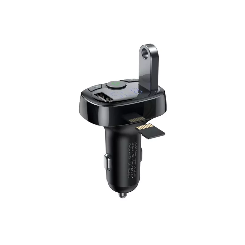 FM Transmitter Baseus SUP0004410 87.5-108 MHz Bluetooth USB Black
