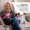 HoMedics Cordless Warming Shawl HCM-SWL100 — rechargeable wearable heater, cordless shawl for shoulders and back