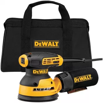 Orbital sander DeWalt DWE6423-QS, 280 W, 8,000–12,000 OPM, 2.6 mm orbit, 1.28 kg